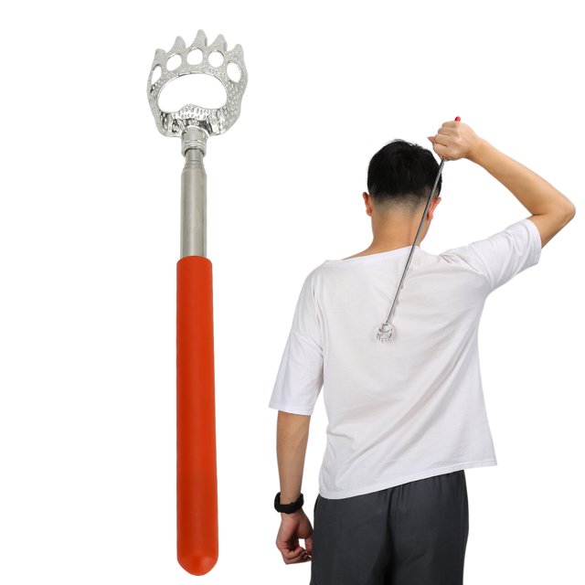 Cergrey Extendable Back Scratcher,Back Scratcher Massager,Telescoping Back Scratcher Household Stainless Steel Extendable Back Scratcher Massager