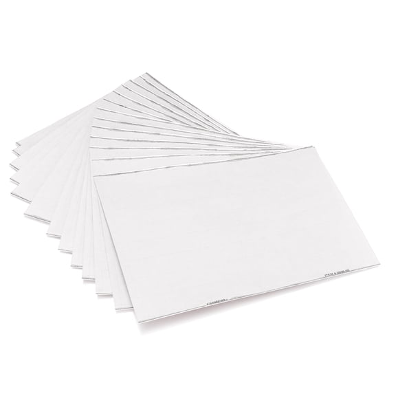 Carstens - White 1.5-4 Inch Binder Spine Insert Cards, 5.25 x 1 Inch, 16 Cards/Sheet, 13 Sheets/Pack, (2696 Series) - Inkjet & Laser Printer Compatible, Ideal Spine Insert Adhesive Pockets