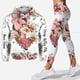 thumbnail image 4 of Conjunto de pantalones deportivos 3D para mujer, conjunto deportivo de Yoga, ropa deportiva de moda rosa, sudadera esencial con capucha, top para mujer 2024, 4 of 5