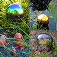 thumbnail image 4 of 5 Packs Rainbow Gazing Ball 2 Inch 51mm Polished Hollow Ball, Stainless Steel Gazing Globe Mirror Ball, 4 of 4