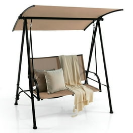 Mainstays Dashwood 2-Seat Steel Freestanding Canopy Porch