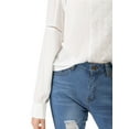 thumbnail image 6 of Unique Bargains Women's Embroidery Floral Crew Neck Boho Peasant Blouse, 6 of 7