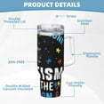 thumbnail image 5 of KLL I Love With Autism To The Moon And Back Print 40oz Stainless Steel Insulated Car Cup Coffee Mug with Spillproof Lid - Keep Your Drink Hot or Cold on the Go, 5 of 8