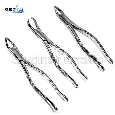 Dental Extracting Extraction Forceps # 150+151+23 Surgical Instruments