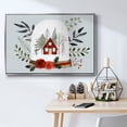 thumbnail image 6 of Snow Globe Village Collection A - Framed Gallery Wrapped Holiday Canvas - 27 x 41 - Silver Frame, 6 of 9