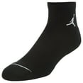 thumbnail image 3 of Nike Air Jordan 3 Pairs Everyday Max Ankle  Mens Socks Size L, Color: Black, 3 of 4