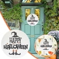 thumbnail image 2 of Halloween Ornament Welcome Sign Decorative Vintage Wall Hanging Home Garden, 2 of 6