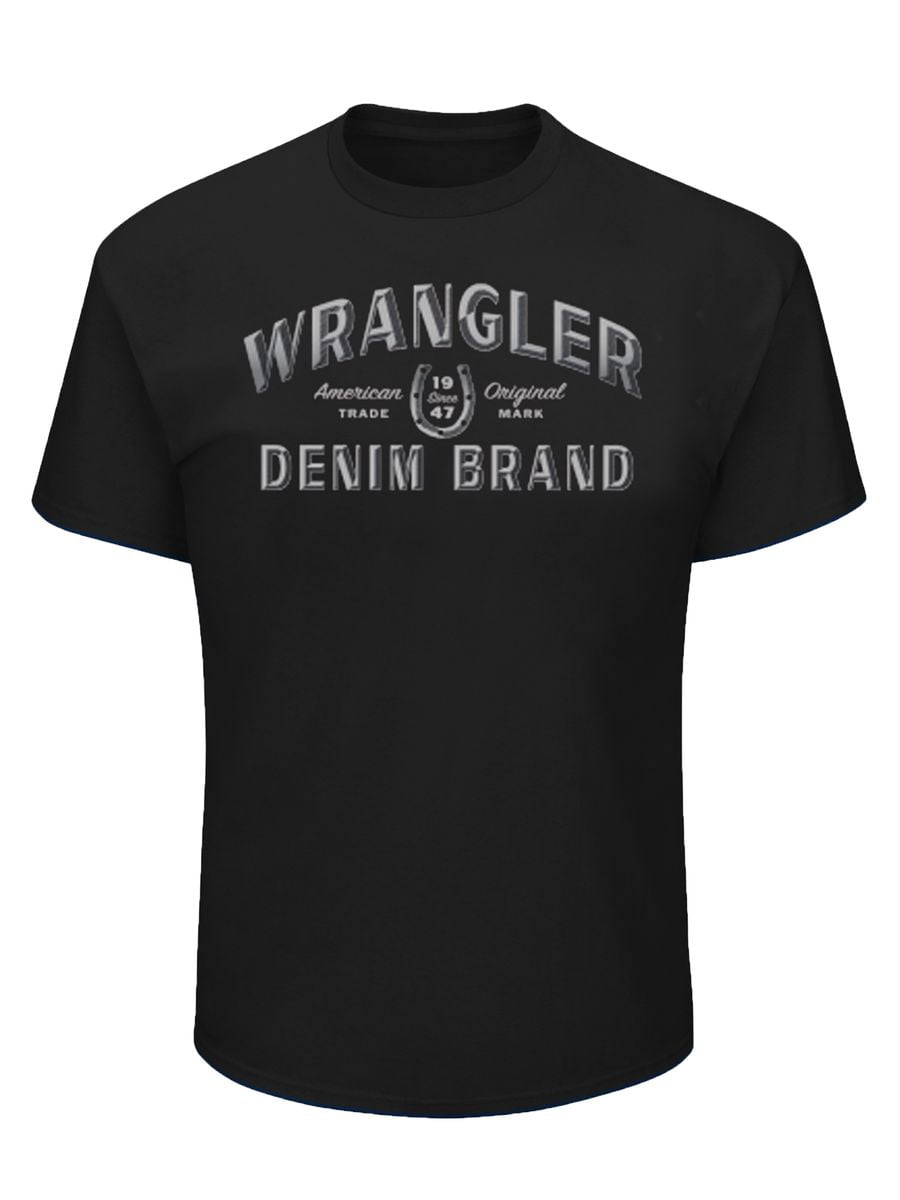 Wrangler Men's Big and Tall Graphic Logo T-Shirt ,Big Size Up to 6X and Tall Size Up to 4XT