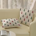 thumbnail image 6 of Christmas Pillow Covers 18x18 Inch 2 Pcs Red Green Black Christmas Tree Decor Throw Pillows Winter Xmas Holiday Outdoor Farmhouse Decoration Pillowcase Linen Cushion Cover for Couch Sofa Bed, 6 of 6