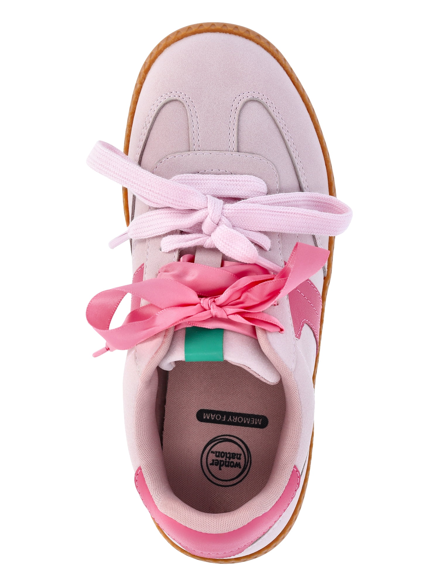 Wonder Nation Little and Big Girls Casual Soccer Sneakers