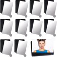 thumbnail image 1 of Jetec 10 Pieces Pocket Compact Mirrors Mini Mirror for Purse Wallet Small Handheld Stainless Steel Unbreakable with PU Leather Case for Men Women Travel Camp Signal Makeup(Black), 1 of 7
