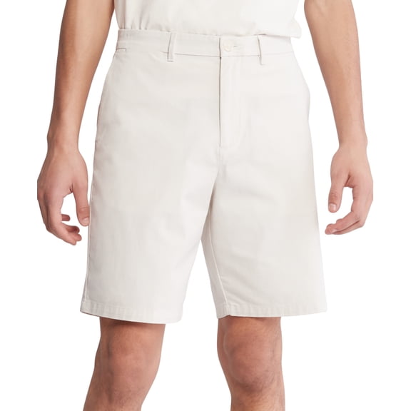 Calvin Klein Men's Infinite Flex Chino Shorts Chalk White 40