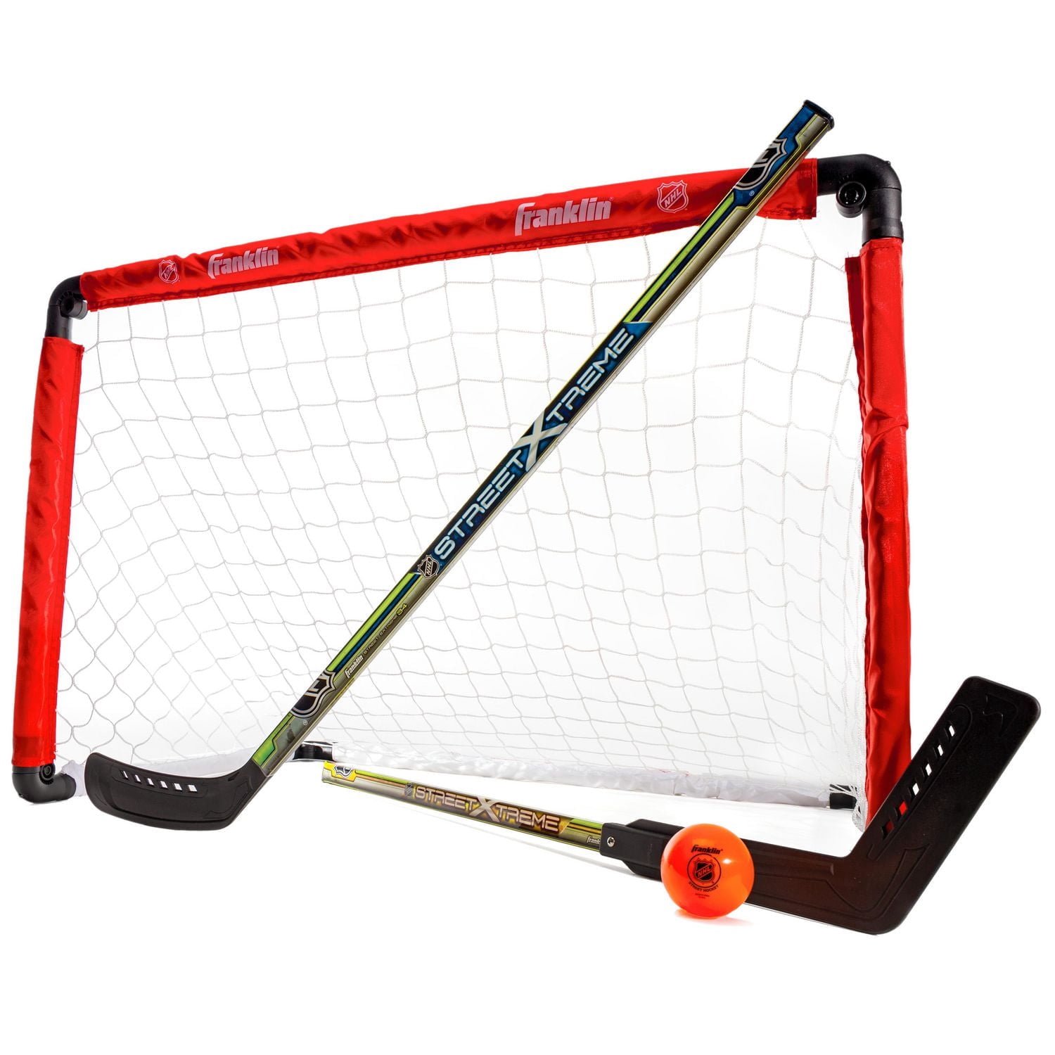 Franklin Sports 36" NHL Hockey Goal with 2 Sticks