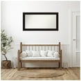 thumbnail image 2 of Amanti Art Custom Wall and Bathroom Mirror (26.75 x 51.75 in.), Portico Espresso Frame, 2 of 7