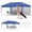 Blue, variant on Twister.CK 10x20 Pop Up Canopy Tent Party Tent, Outdoor Event Protable Instant Shelter Canopy Gazebo with Sandbags and Carry Bag, White