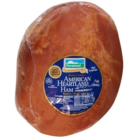 Farmland Natural Juice American Heartland Whole Boneless Smoked Ham 8.75 Pound – 2 per case.