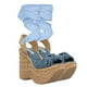 thumbnail image 1 of Alpargata De Plataforma Aesthetic Con Yute Mezclilla Oggi Azul Para Mujer Estilizada Platonia  CAROLINA-03-AZUL, 1 of 6