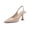 khaki, variant on Women Slingback Stiletto High Heels Closed Pointed Toe Pumps Office Dress Shoes