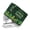 Happy St Patrick's Day, variant on HELLHERO Gold Four-Leaf Clover Pattern Sewing Machine Cover with Carry Handle 17.7x8.6x12.5 Inch Lightweight for Large Sewing Machine and Home Appliance