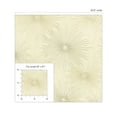 thumbnail image 7 of NextWall Ivory & Metallic Gold Starburst Geo Peel and Stick Wallpaper, 7 of 7