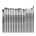 thumbnail image 1 of Juego de 20 pinceles para sombras de ojos Msq, para maquillaje de ojos, difuminado, cejas, delineador de ojos, labios, de belleza, color negro, 1 of 1