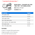 thumbnail image 2 of Window Motor - Compatible with 1980 - 1988, 1990 - 1991 Cadillac DeVille 1981 1982 1983 1984 1985 1986 1987, 2 of 2