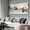 Gray1, variant on Pink and White Canvas Pictures Floral Poster Print 29"x58" Large Artwork for Living Room Nature Painting Wall Art for Dining Room