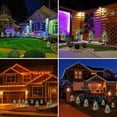 thumbnail image 6 of Morttic 2PCS Christmas Solar Garden LED Lights Outdoor, Solar Ground Lights IP65 Waterproof, Solar Power Multi-Color Flickering Pine Lights for Lawn, Patio, Yard Decoration, 6 of 9
