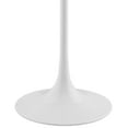 thumbnail image 2 of Modern Contemporary 28Inches Artificial Marble Bar Table, White, Marble, Steel, 2 of 4