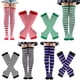 thumbnail image 1 of Guantes Y Calcetines Hasta La Rodilla A Rayas Navideñas, Guantes Calentadores De Brazo Para Navidad, Halloween, Cosplay, Fiesta, Disfraz, Uso Diario Noticed HA039241-00, 1 of 6