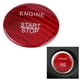 thumbnail image 5 of Red Carbon Fiber Engine Start Button Cover Trim for Mercedes Benz A B C GLC GLA CLA ML Class, 5 of 5