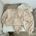 thumbnail image 5 of Boys Hoodies & Sweatshirts - Toddler Kids Basic Crewneck Pullover Sweatshirt Solid Coat for Children, 5 of 5