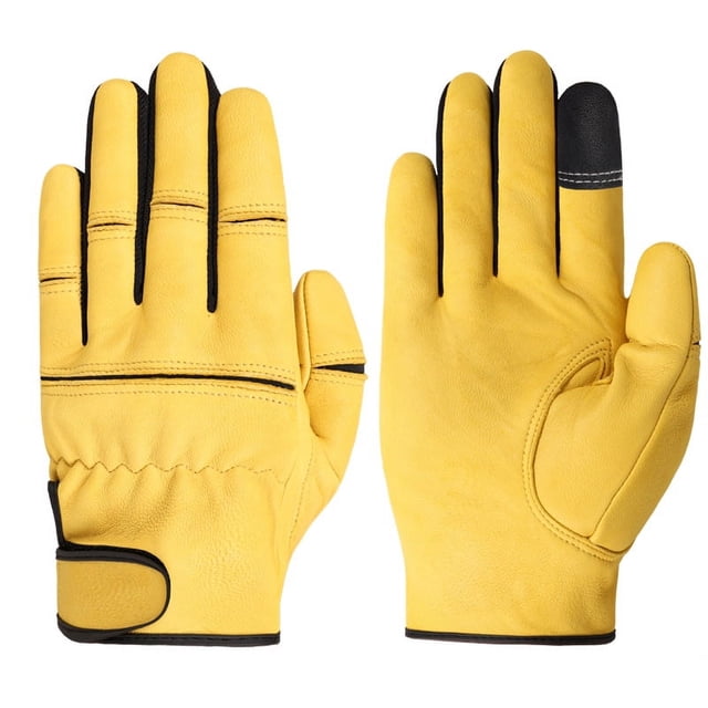 Guantes de jardinería Pureh para jardinería, pesca, escalada, trabajo al aire libre (XXL)
