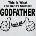 thumbnail image 3 of CafePress - Worlds Greatest Godfather Looks Like T Shirt - Men's Classic Graphic T-Shirt, 3 of 4