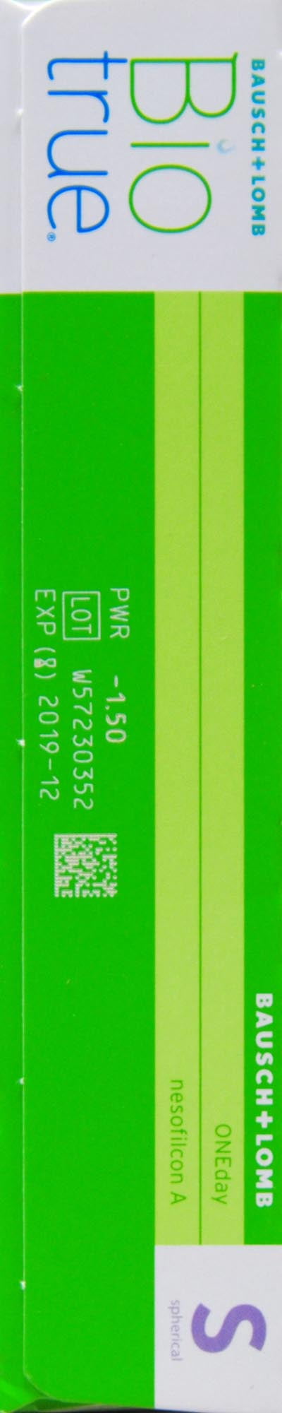 -1.50 BIOTRUE 1 DAY, Contact Lenses