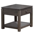 thumbnail image 3 of Sunset Trading Shades of Gray 3-Piece Wood Living Room Table Set in Gray, 3 of 5