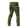 Wangxldd Cargo Pants for Men Baggy Ripstop Pants Multi Pockets Outdoor