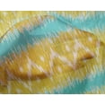 thumbnail image 4 of oneOone Silk Tabby Fabric Chevron Ikat Printed Fabric 1 Yard 42 Inch Wide, 4 of 4
