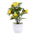 thumbnail image 2 of Artificial Lemon Tree Plant Topiary  Potted Fake Plants Flower Home Party Garden Decoration, 2 of 20