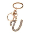 thumbnail image 2 of Key Chain 26 Letters Rhinestone Unisex Compact Long Lasting Key Ring Bag Decoration, 2 of 8