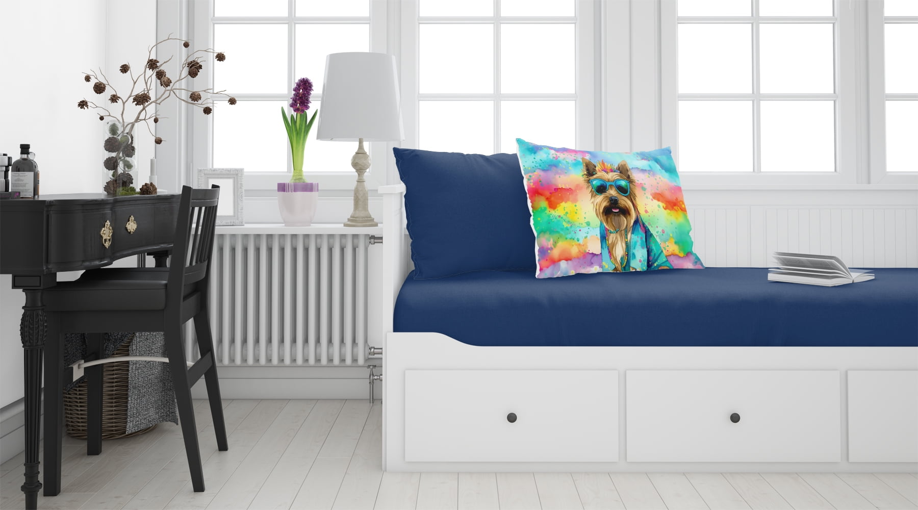 Carolines Treasures DAC2479PILLOWCASE 0.15 x 20.5 x 30 in. Cairn Terrier Hippie Dawg Standard Pillowcase