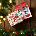 thumbnail image 6 of Christmas Socks for Women Men, Cute Cartoon Pattern Mid Calf Socks for Winter Warmth Holiday Party Gift Exchange(A), 6 of 6