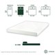 thumbnail image 2 of Colchón Matrimonial Zinus de Memory Foam 12 cm Air Flow Firmeza Media para todas las edades. Colchón en Caja, 2 of 8