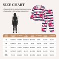 thumbnail image 4 of Pajamas for Women Sets, Flamingos Lounge Sets Long Sleeve Button Down Night Shirts Sleepwear Pjs, 4 of 6