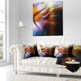 thumbnail image 3 of Designart Red Orange Fusion of Hues - Abstract Throw Pillow - 18x18, 3 of 5