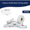 thumbnail image 3 of Pricing Labels for Monarch 1131 Best By - 20,000 labels w/ 8 Rolls Value Pack, 1 Sleeve - Made in USA, 3 of 7
