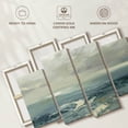 thumbnail image 6 of Elephant Stock Summer Beach Waves Wall Art - Horizontal Multi Panel Canvas - Living Room Wall Decor - Abstract Multi Panel - Blue And Purple Decor By Julia Purinton - 43" x 27", 6 of 8