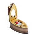 thumbnail image 2 of SHAR Music Box Brown Iron Shape Dancing Girl Rotating Clockwork Jewelry Box for Table Decoration Gift, 2 of 22