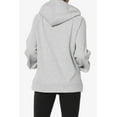 thumbnail image 2 of TheMogan Women's PLUS Drawstring Cozy Fleece Relaxed Fit Hooded Pullover Sweatshirts, 2 of 7