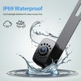 thumbnail image 5 of eRapta Backup Wired Camera 7'' 1080P Front & Rear View Monitor Back up Camera for Car or Truck IP69 Waterproof Night Vision DIY Grid Lines AY7 Wired Camera, 5 of 12